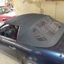 Mercedes R129 Cabrioverdeck in Sonnenlandstoff.