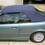 BMW E 36 Cabrioverdeck in Sonnenlandstoff.