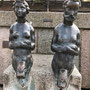 Brunnenfiguren des historischen "Wasserwerks" von Wismar