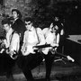 THE SCARLETS in Stuttgard (City Bar) najaar 1962 vlnr: Jeffry Zitter - Freddie Rochiat - Hans Ramakers van Praag - Wout Janse - Karel de Bruin