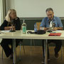 Biblioteca Cantonale Mendrisio, con Giulia Fretta (foto L. Dadò)
