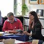 Dal Libraio Mendrisio 2013, con Barbara Hunziker (foto R. Sanna)