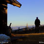 die Kerze wurde erneuert und noch ein Blick in die Hochsteiermark, geworfen, alles cool, da im Westen.