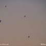 der Himmel war voll mit Heißluftballons....