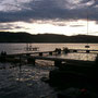 Aber auch draussen ist die Abendstimmung blendend