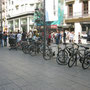 Fahrradreste in Barcelona