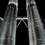 Petronas Towers by night, ein beliebtes Foto-Sujet.