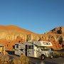 Campingplatz im Goblin Valley (alle Utah State Parks können wir wärmstens empfehlen)