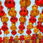 Viele Lampions. Die Vorfreude auf das chinesische Neue Jahr am 3. Februar?