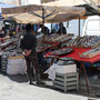 Fischändler in Manavgat - Kühlung braucht man nicht