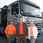 Oberpolier Eduard Zangerl mit Martina und Gerhard Bucher