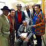 with Bob Cunningham in the middle at Jazz966 (April 17, 2015)