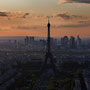 Sonnenuntergang über Paris