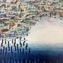 「空ろの間」　80.3×65.2cm　キャンバスに油彩 