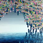 「空ろの間」　53.0×43.0cm　キャンバスに油彩