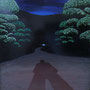 「道」　79.5×73.7cm　パネルに白亜地　油彩・テンペラ　　sold out