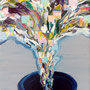 「I」　27.3×22.0cm　キャンバスに油彩