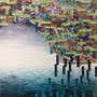 「空ろの間」　60.6×45.5cm　キャンバスに油彩 