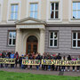 Flashmob vor dem Justizministerium: Justice is not self-evident!