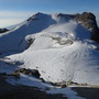 Vue sur le glacier Ayoloco et le Mont Vénus