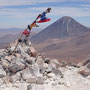 Vue sur le Licancabur depuis le Cerro Toco 