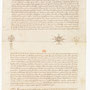 Membrane 26 Hugues de Pairaud, chevalier, visiteur de France (lo) ; Raoul de Gisy, jadis receveur de Champagne (mo).