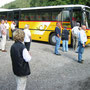 Start mit Postauto nach Kijov in Tschechien