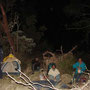 Noche de campamento.