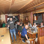 gut gefüllte Hütte - gute Stimmung