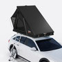 Cargo 2.0 in Schwarz von TentBox geöffnet auf einen Fahrzeug