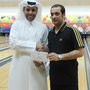 Abdulla Al Ajeel - First Placer. Cash Prize was awarded by Mr. Saeed Al-hajri - Head of the Technical Committee