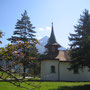 Die Ellbogenkapelle nach Erstfeld. Von hier wandere ich den Hang hinauf und dort Richtung Silenen.