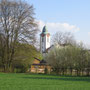 Die Kirche von Kloten zeigt mir, dass ich mein heutiges Ziel bald erreicht habe.