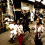 Kids, religious ceremony, Padangbai