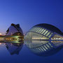 L'Hemisfèric und Palau de les Arts  Reina Sofía; Ciudad de las Artes y de las Ciencias, Valencia