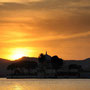 SUNSET PICHOLA LAKE WITH LAKE PALACE/JAG NIWAS  [UDAIPUR/INDIA]