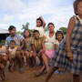 Colombian indigenous family of the Guanabero tribe