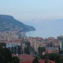 abendlicher Blick auf Pietra Ligure