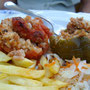 Řecké jídlo - plněné papriky