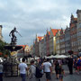 Gdaňsk - Dlouhé náměstí s neptunovou kašnou