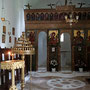 Řecko-ortodoxní kostelík zevnitř