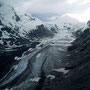 Pohled z vyhlídky císaře Františka Josefa (Kaiser-Franz-Josef-Höhe) - Pasterzen-ledovec