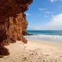 Den na pláži - jižní Algarve
