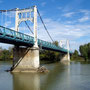Most přes řeku Garonne mezi Auvillar a Espalais