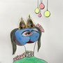 "Future horror" mixed media
