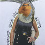 "Message from above" mixed media