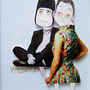 "Tomorrow's parties (für A. & S.)" mixed media (unverkäuflich)