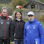 Remo Barcchetta - Biathlon Schiesstrainer OSSV, Carole Hartweg - Präsidentin Verein Biathlon Stützpunkt Ostschweiz, Ivan Lechthaler - sportlicher Leiter Stützpunkt