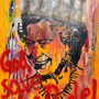 Crazy Queen (2012), 100 x 70 cm, Mixed Media auf Leinwand