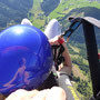 Aus der Sicht des Piloten beim Tandemfliegen (Foto: Austriafly)